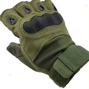 Outdoor Sports Fingerless Military Airsoft Hunting Cycling Bike Gloves Half Finger Gloves