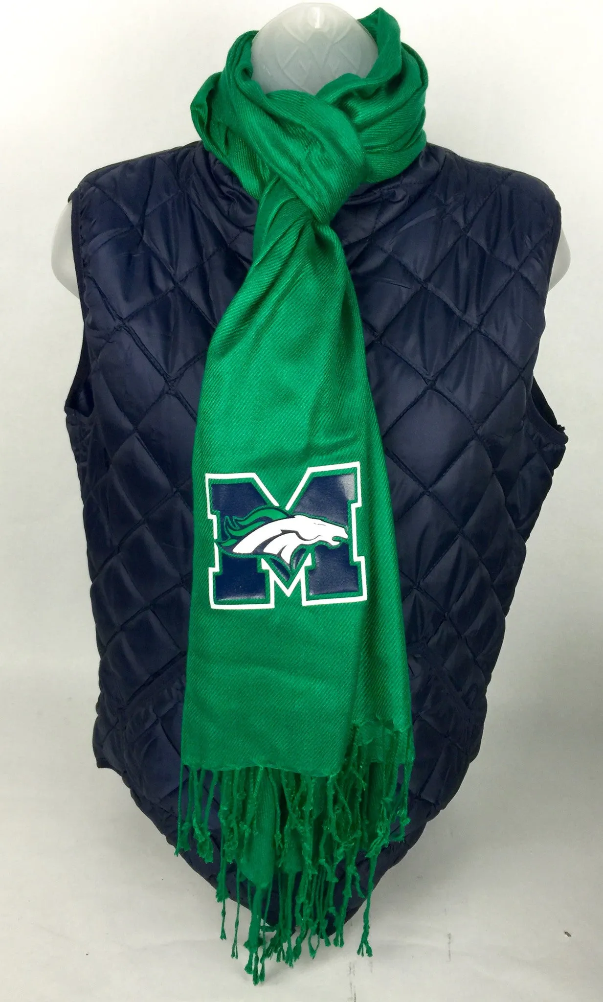 Pashmina Scarf - Marquette Mustang