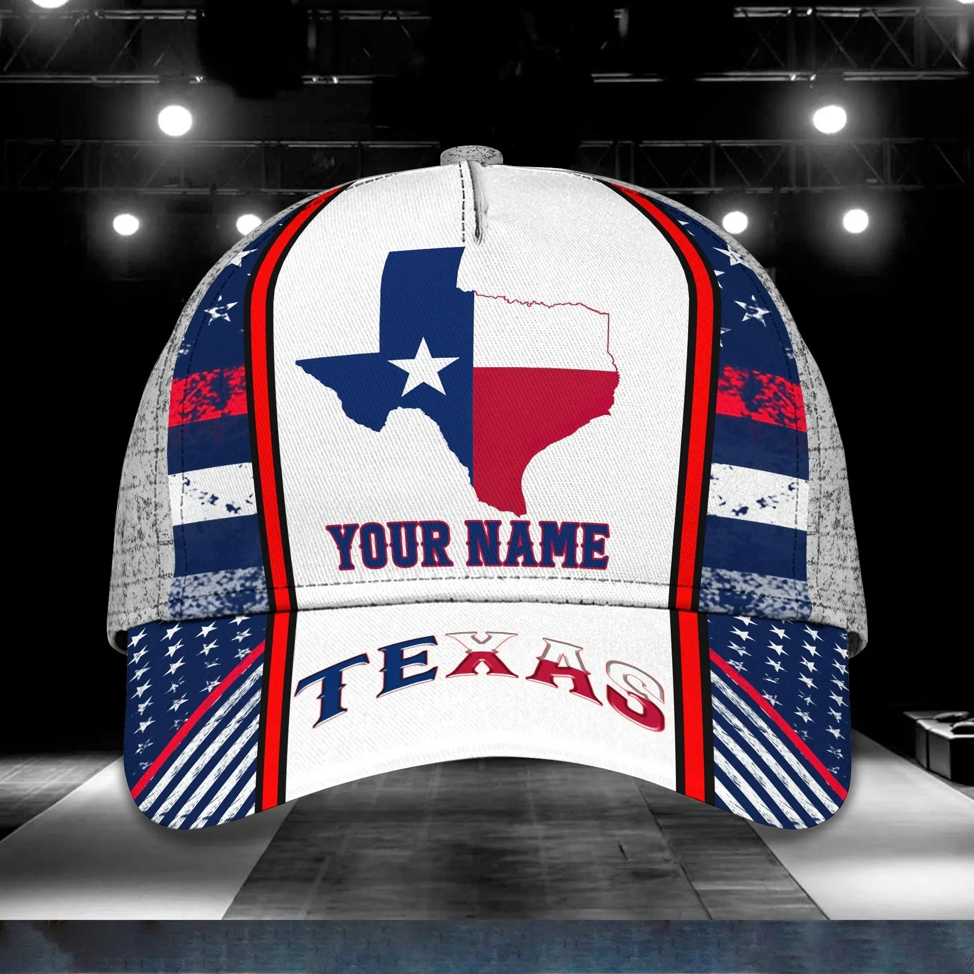 Personalized 3D All Over Print Texas Cap, Baseball Cap God Bless Texas, Pray For Texas Cap Hat