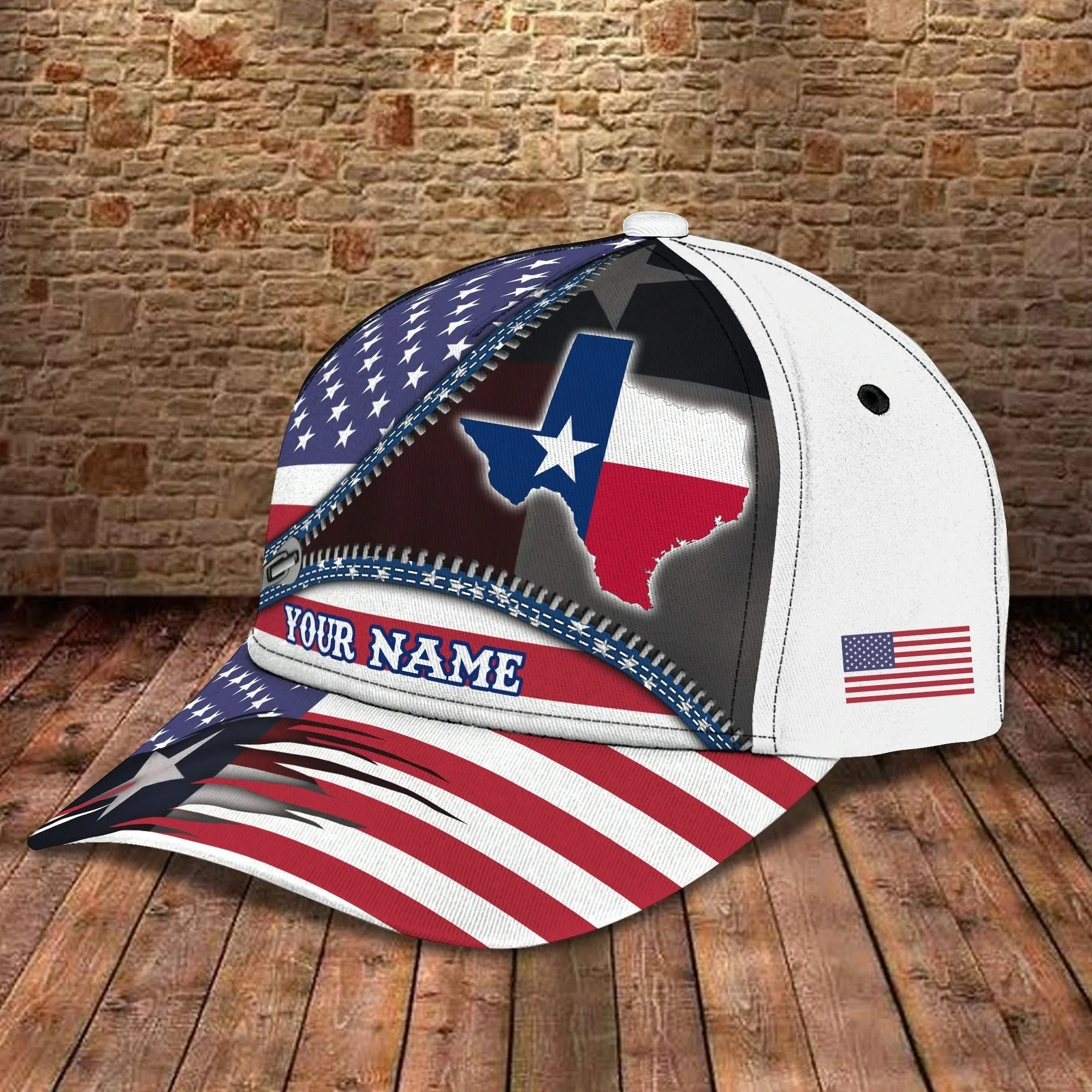 Personalized 3D All Over Print Texas Cap, Baseball Cap God Bless Texas, Pray For Texas Cap Hat