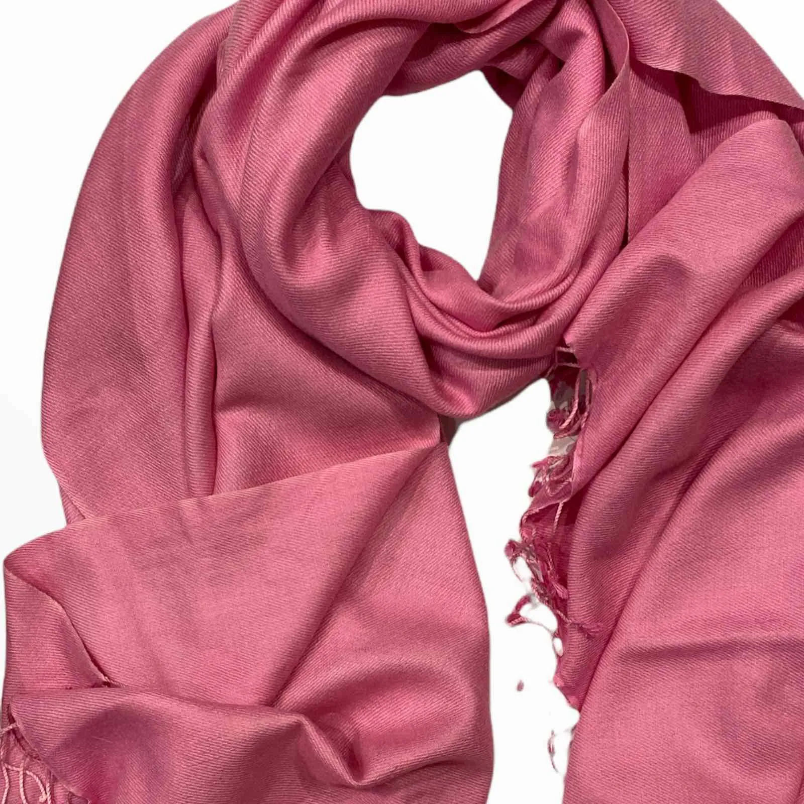 Pink soft scarf