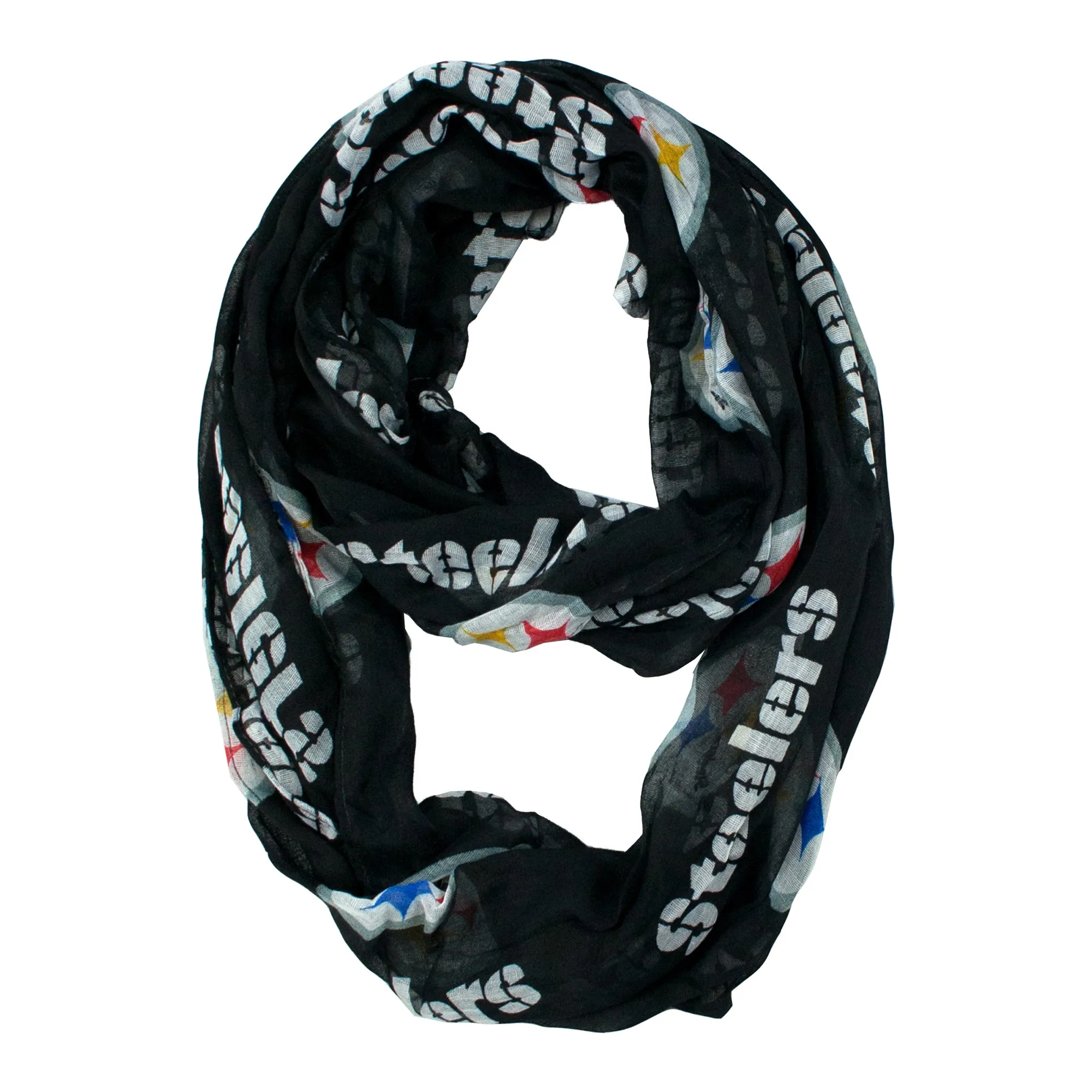 Pittsburgh Steelers Sheer Infinity Scarf