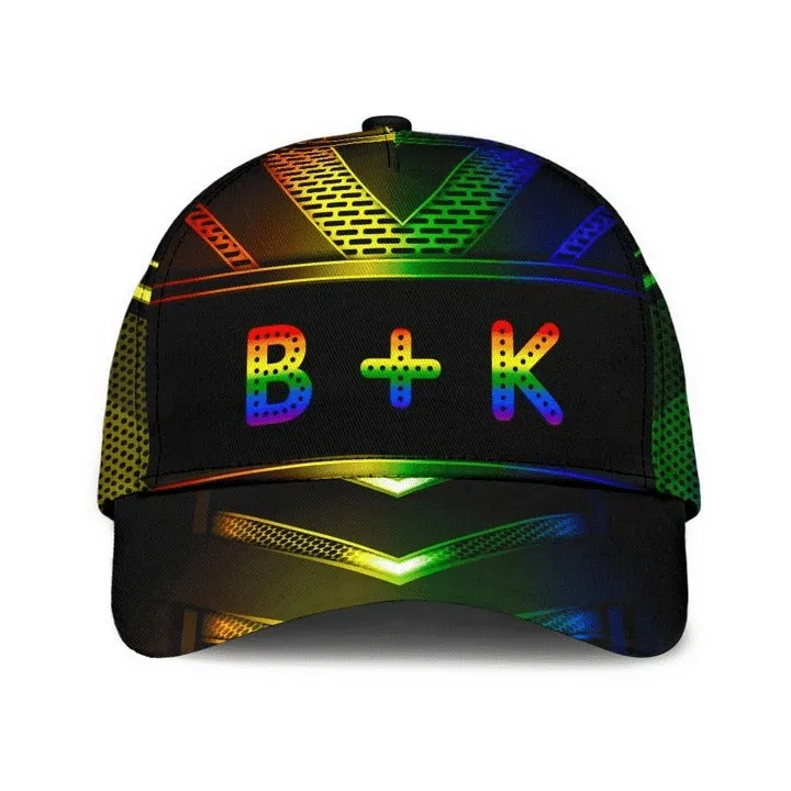 Pride Baseball Cap, Stop Hate Bright Color LGBT Printing Baseball 3D Cap Hat