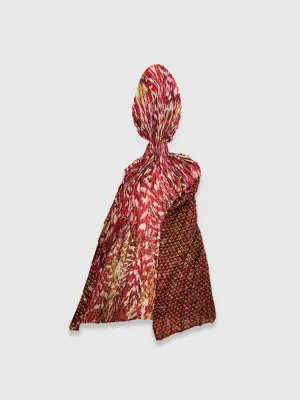 Redpoll Cinch-Pleated Scarf