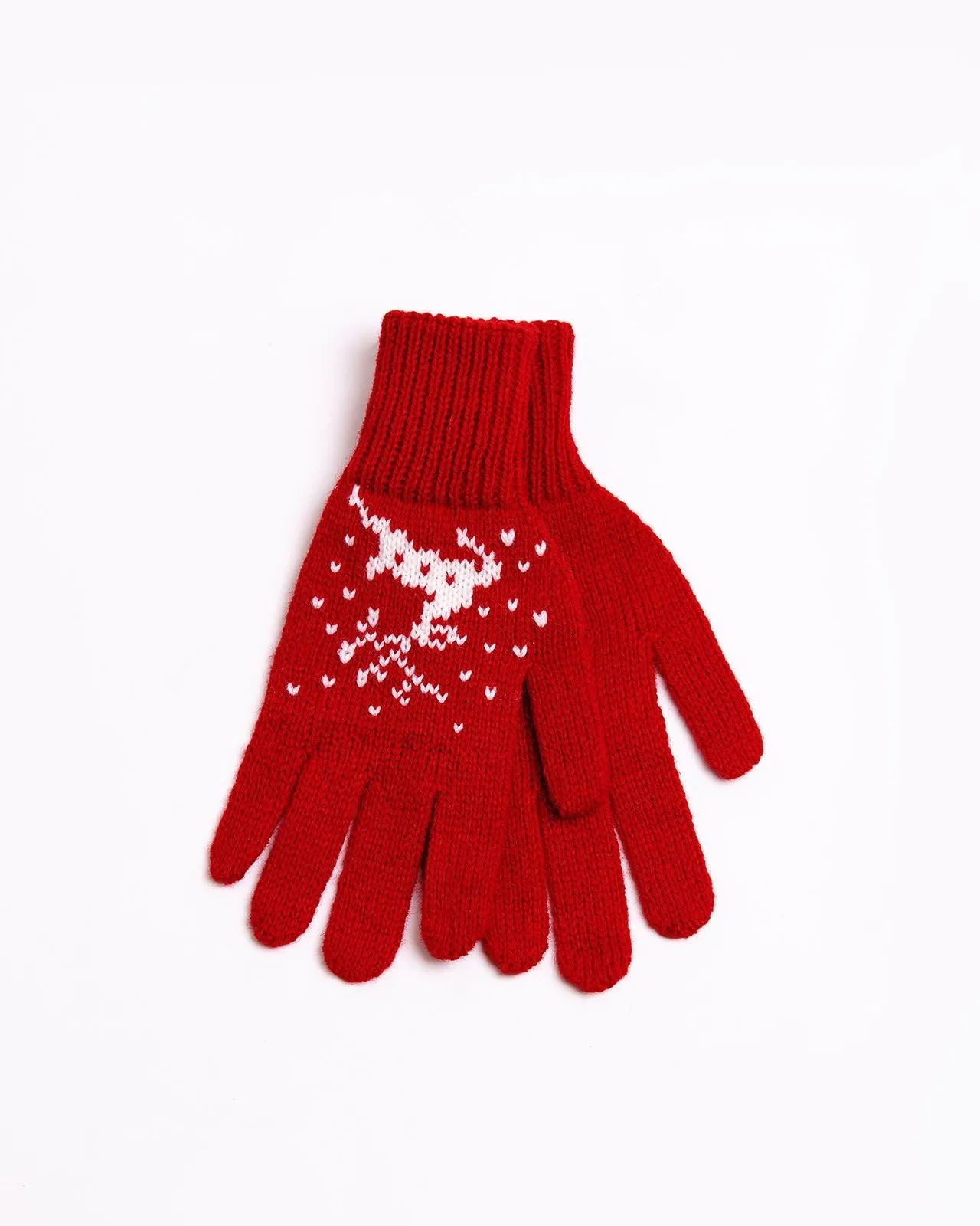 Reindeer woolen gloves