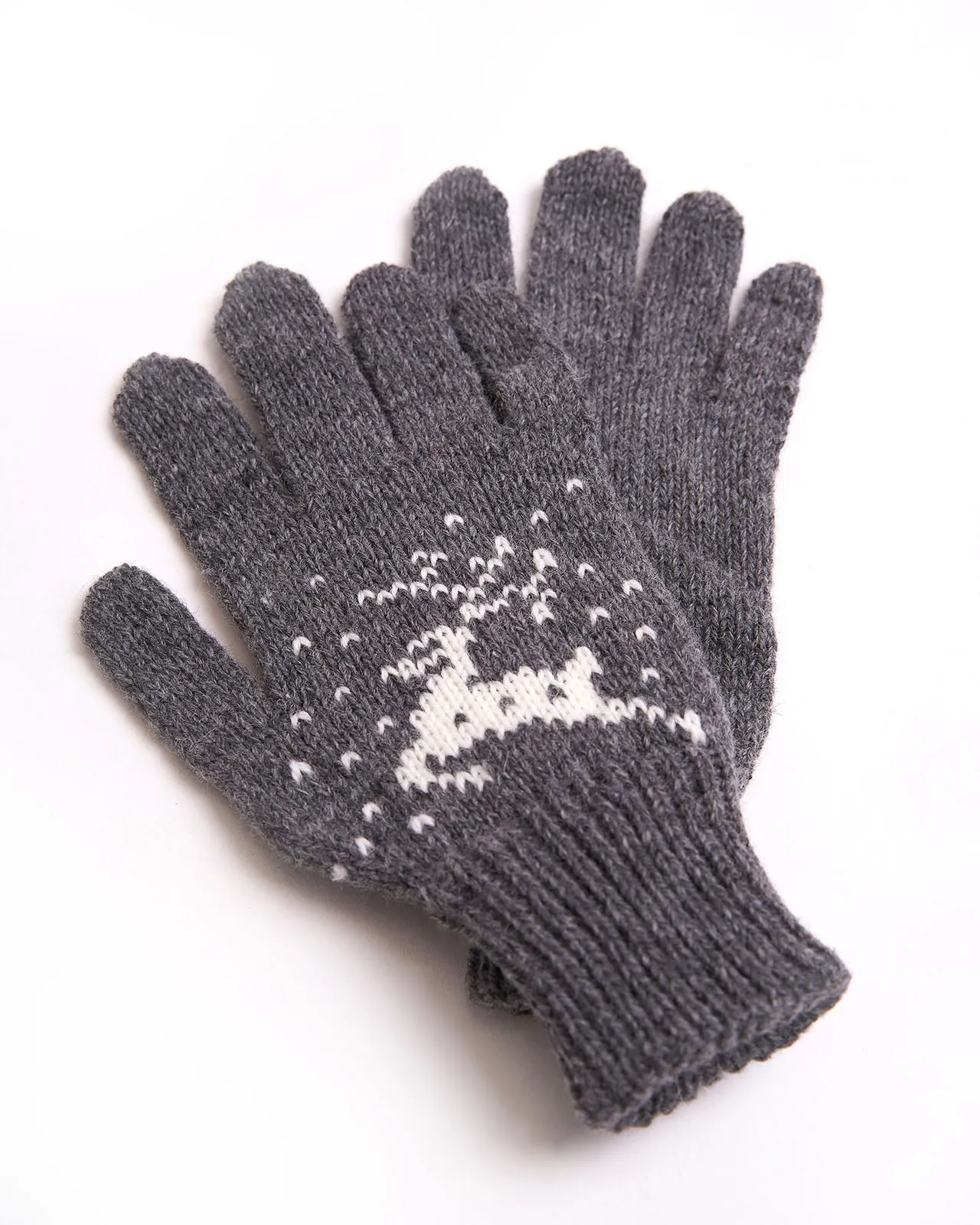 Reindeer woolen gloves