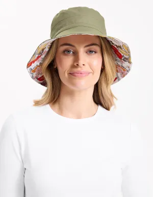 Reversible Wide Brim Printed Hat UPF 50 