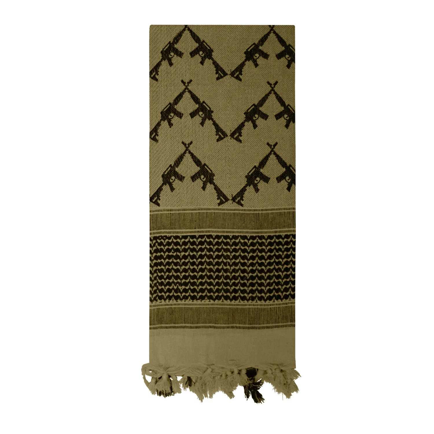 Rothco Crossed Rifles Shemagh Tactical Desert Keffiyeh Scarf