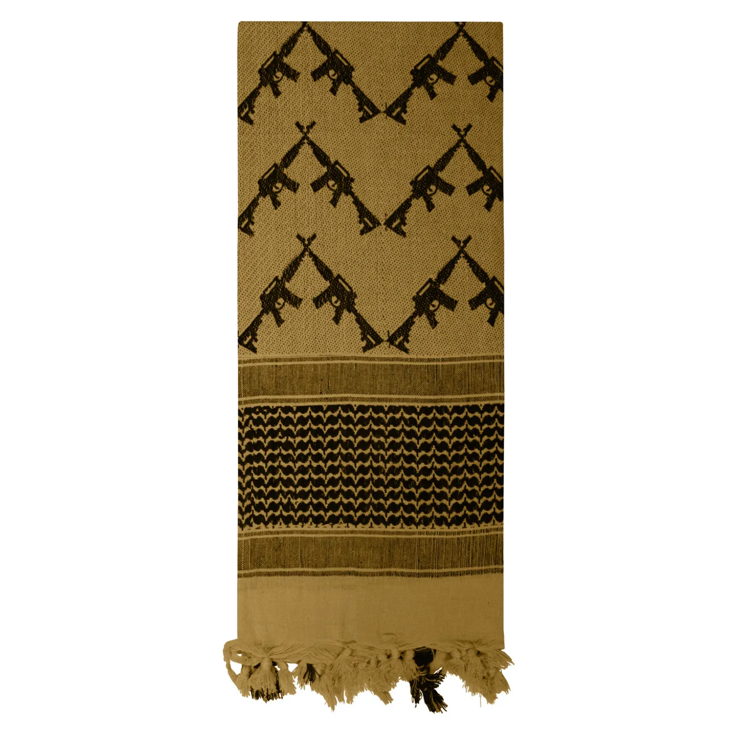 Rothco Crossed Rifles Shemagh Tactical Desert Keffiyeh Scarf