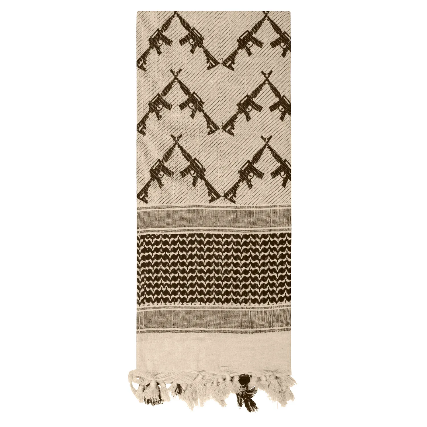 Rothco Crossed Rifles Shemagh Tactical Desert Keffiyeh Scarf