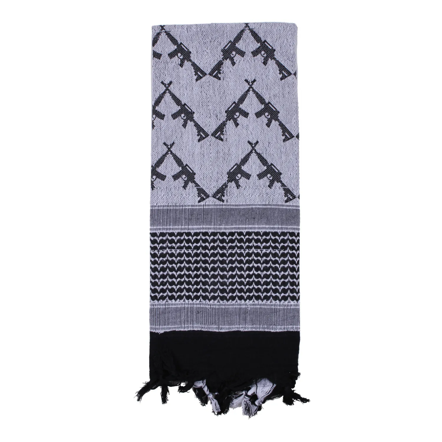 Rothco Crossed Rifles Shemagh Tactical Desert Keffiyeh Scarf