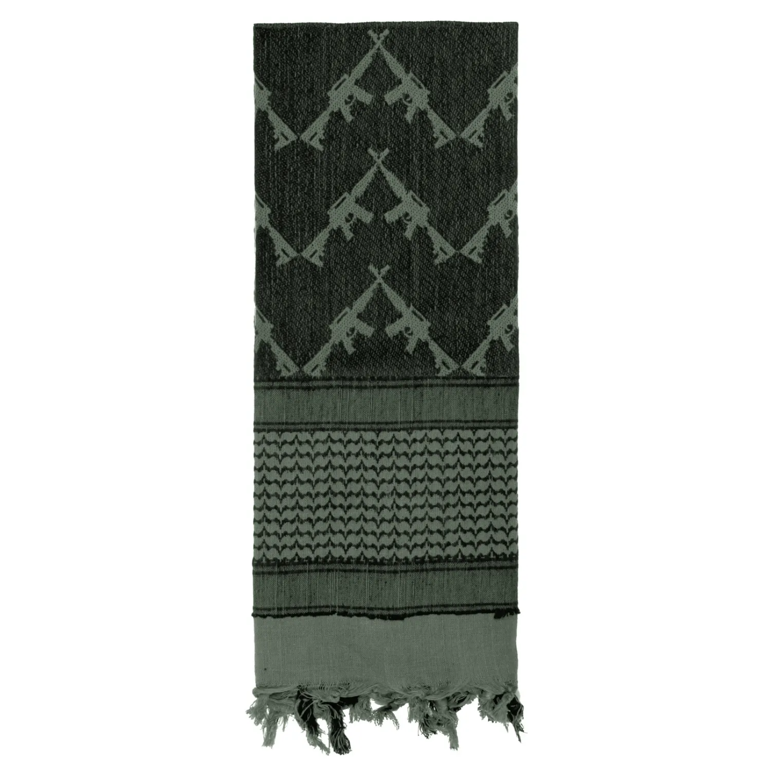 Rothco Crossed Rifles Shemagh Tactical Desert Keffiyeh Scarf