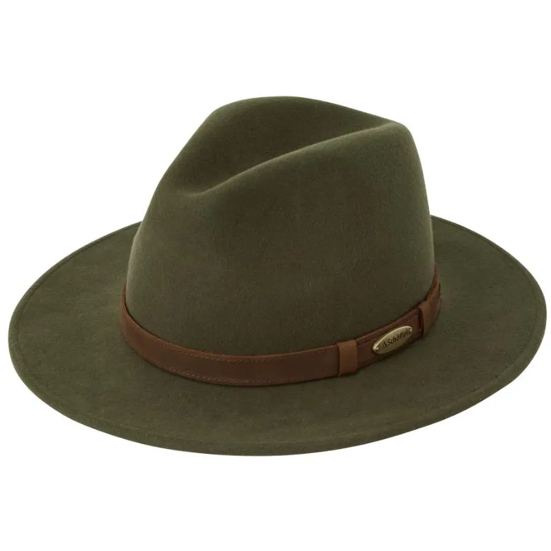 Schoffel Willow II Ladies Fedora - Forest