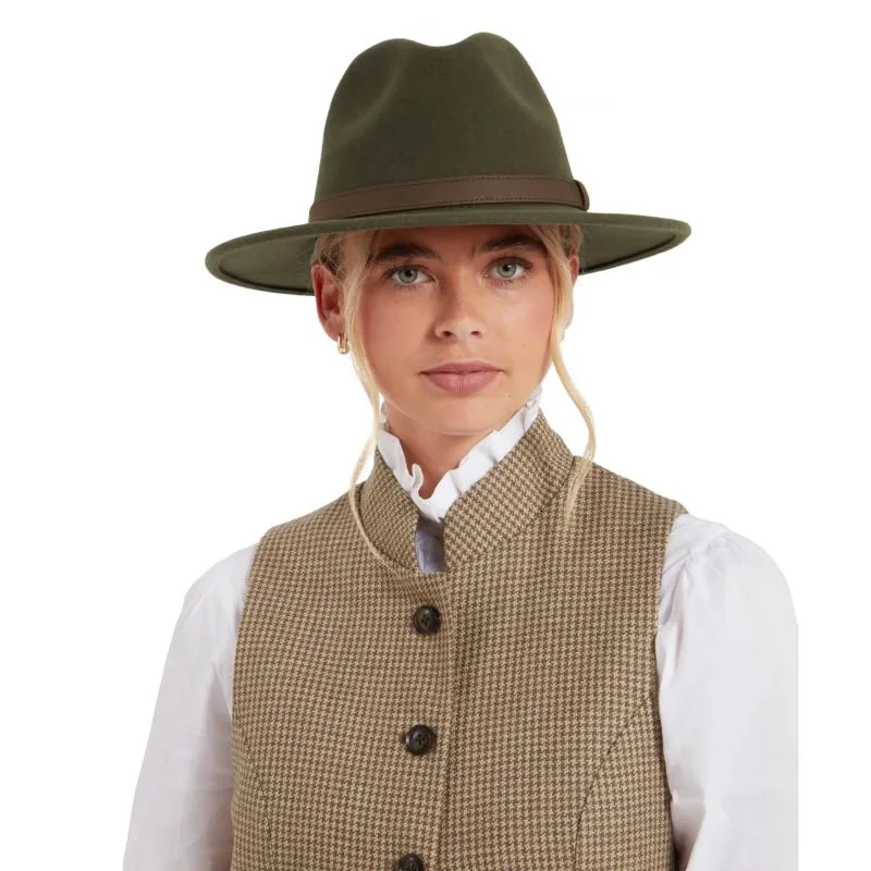 Schoffel Willow II Ladies Fedora - Forest