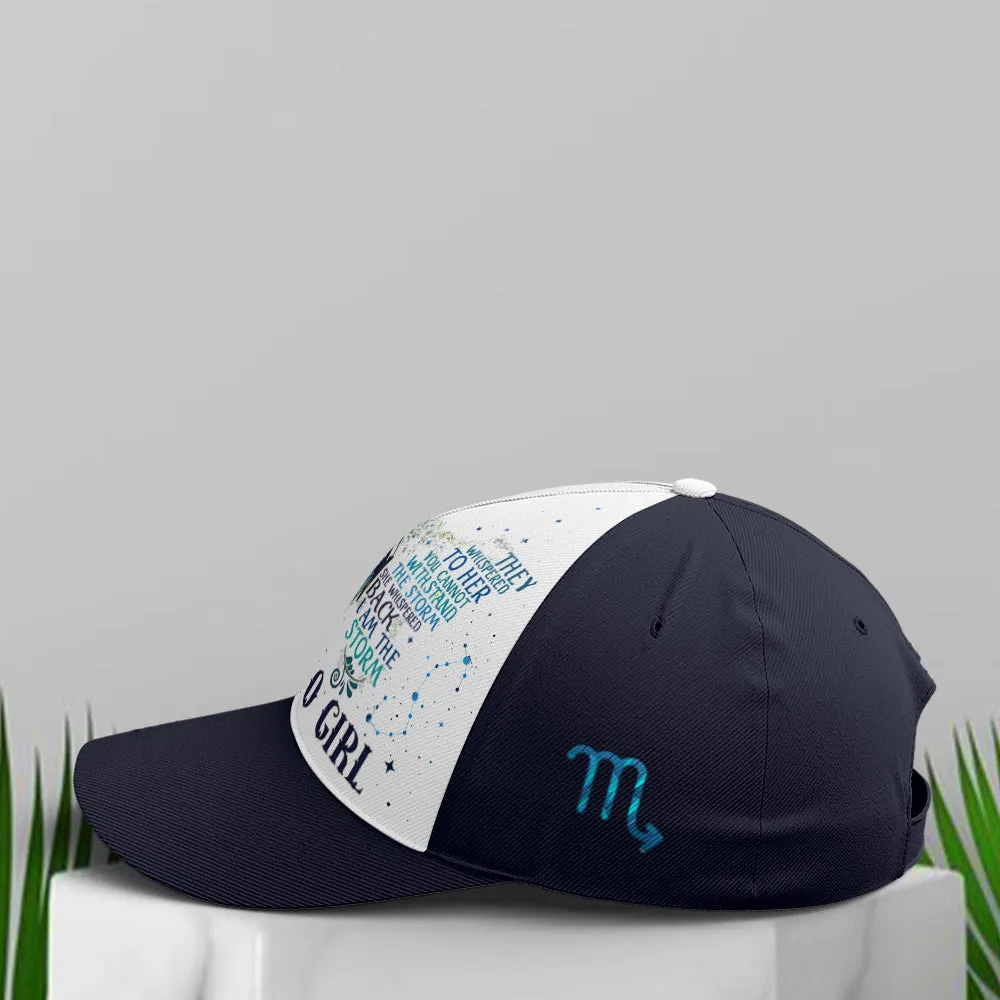 Scorpio Girl I Am The Storm Butterfly Baseball Cap Coolspod