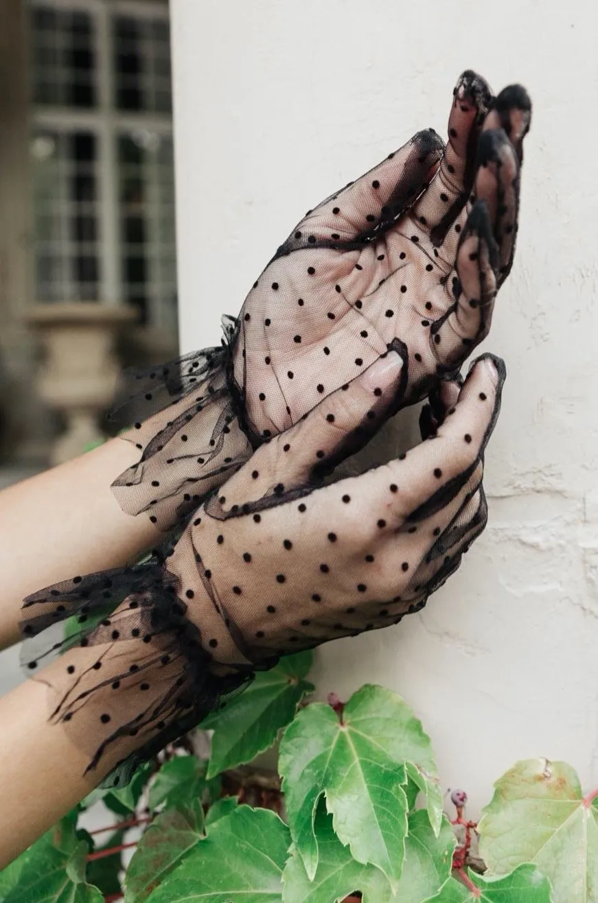 Sheer Dot Gloves