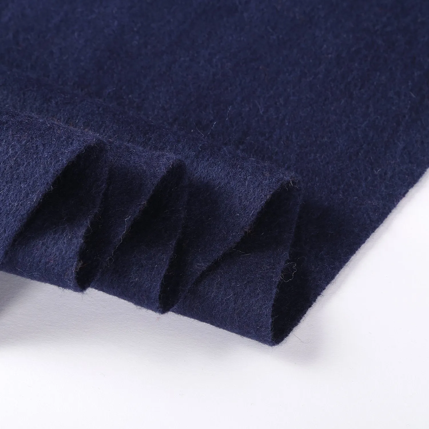 Solid Color Woolen Scarf Navy WO4005