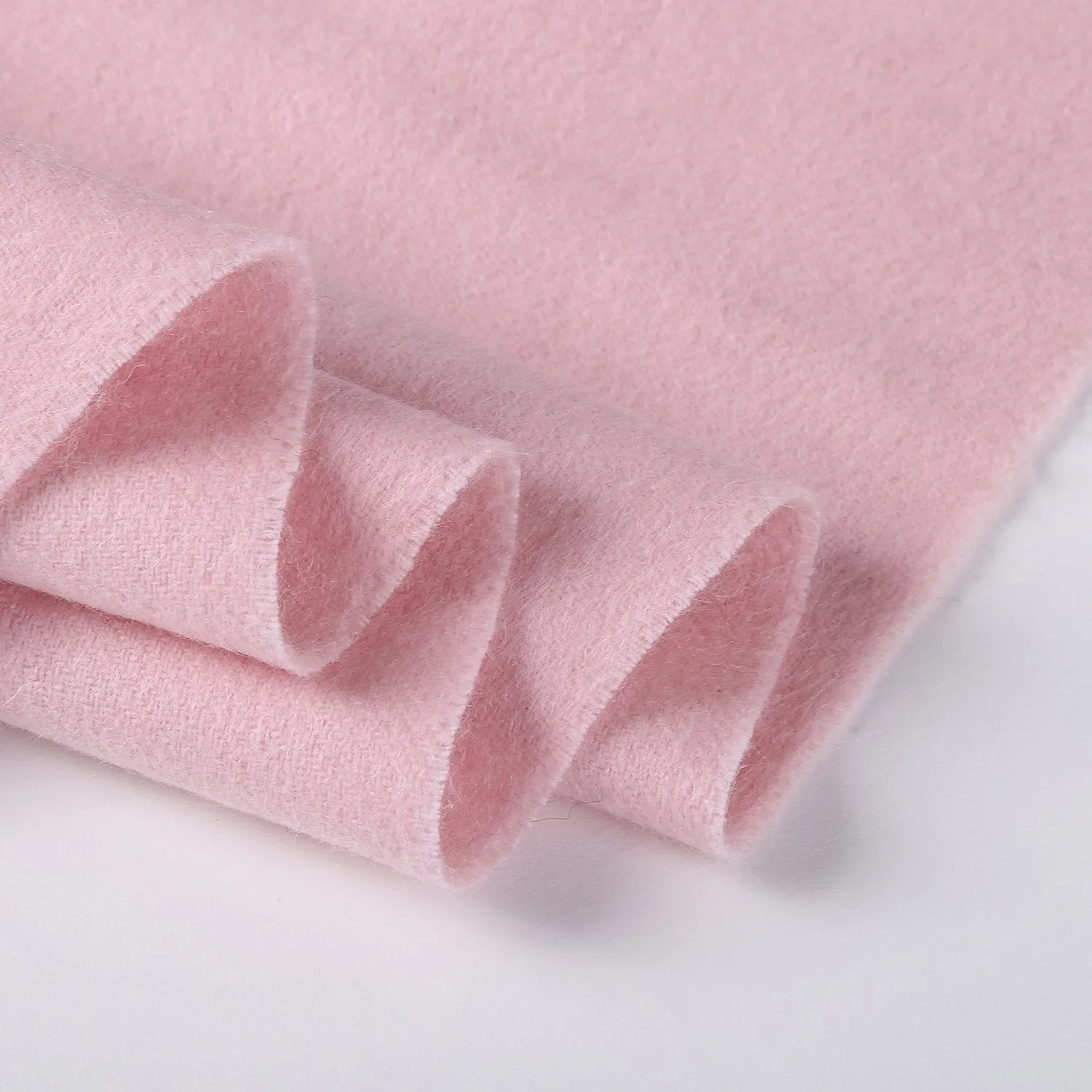 Solid Color Woolen Scarf Pink WO4009