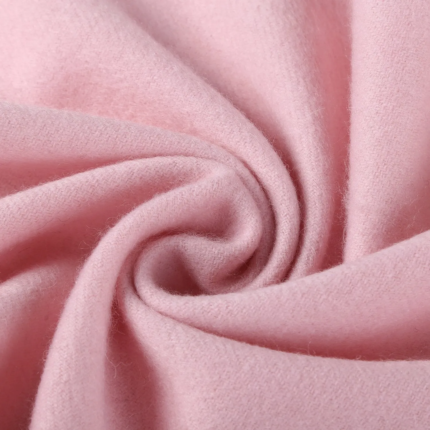 Solid Color Woolen Scarf Pink WO4009