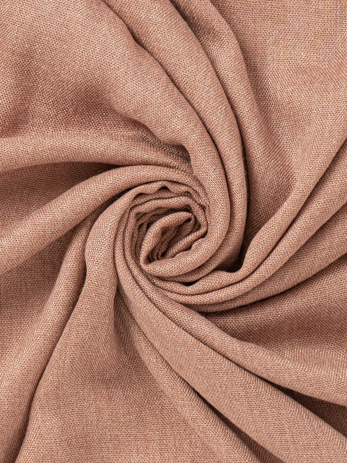 Solid Pashmina - Tea Pink