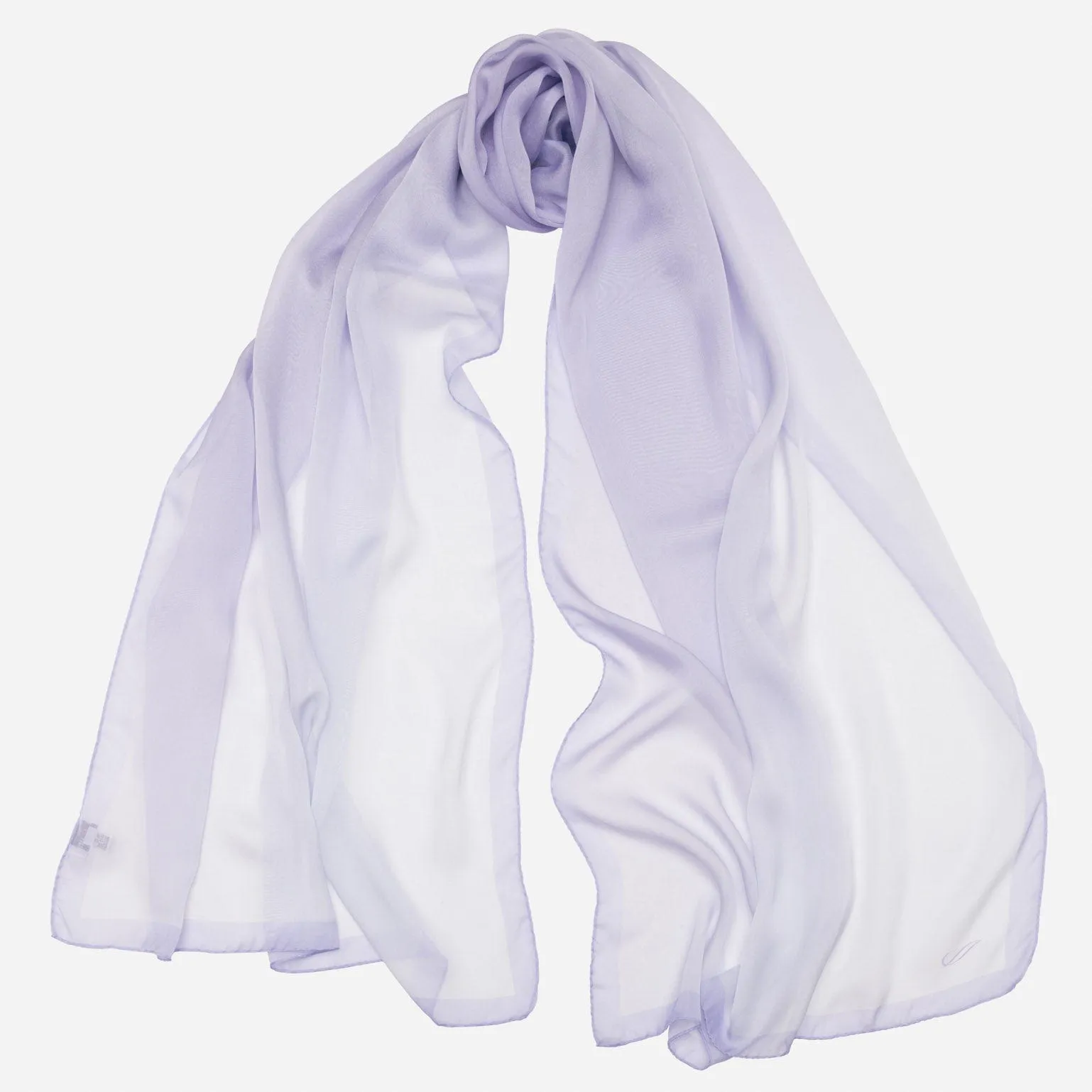 Sophia - Silk Scarf/Shawl - Lavender