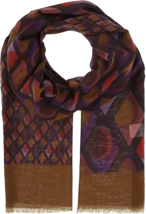 Sustainability Edition Geo Diamond Recycled Scarf