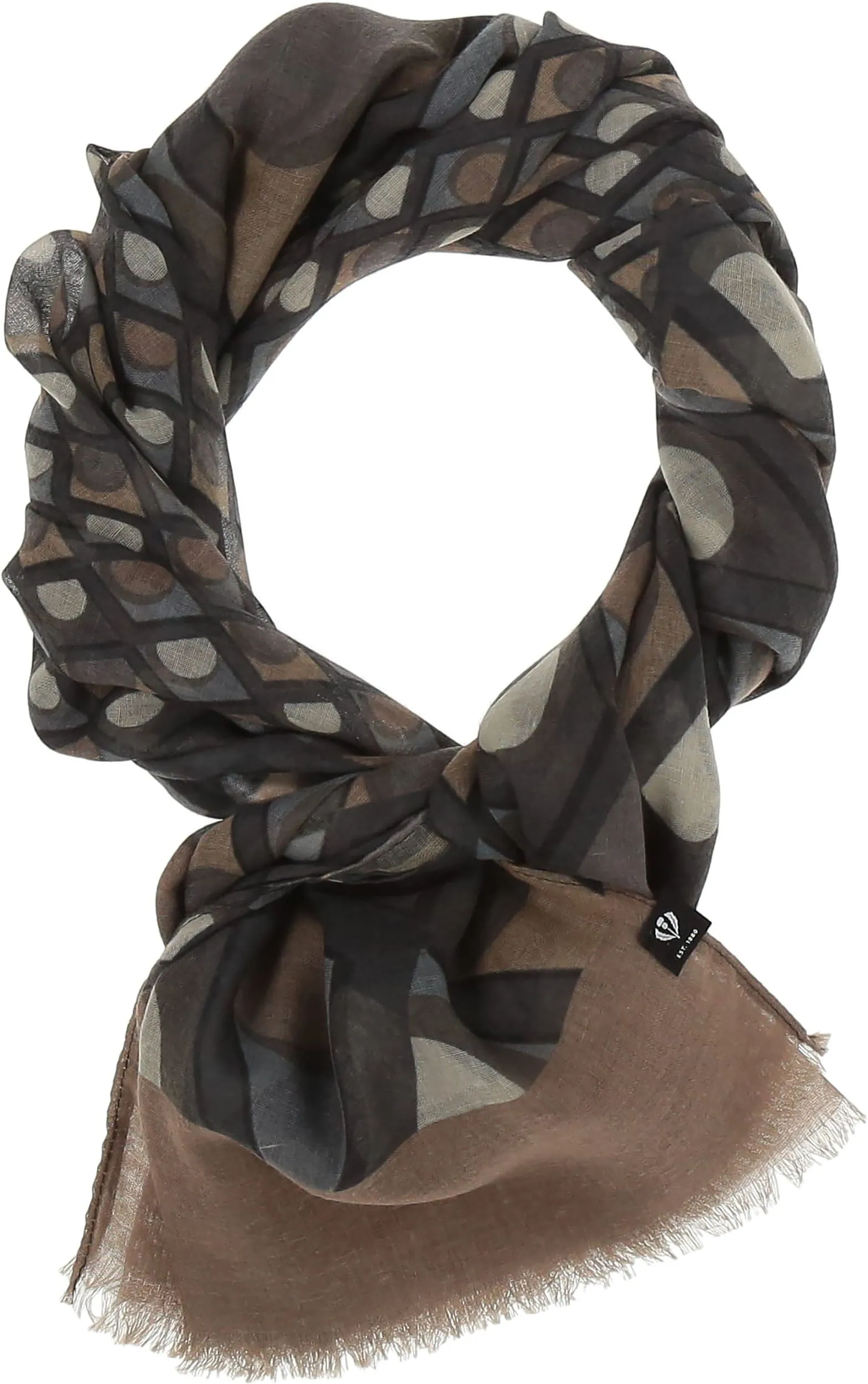 Sustainability Edition Geo Diamond Recycled Scarf