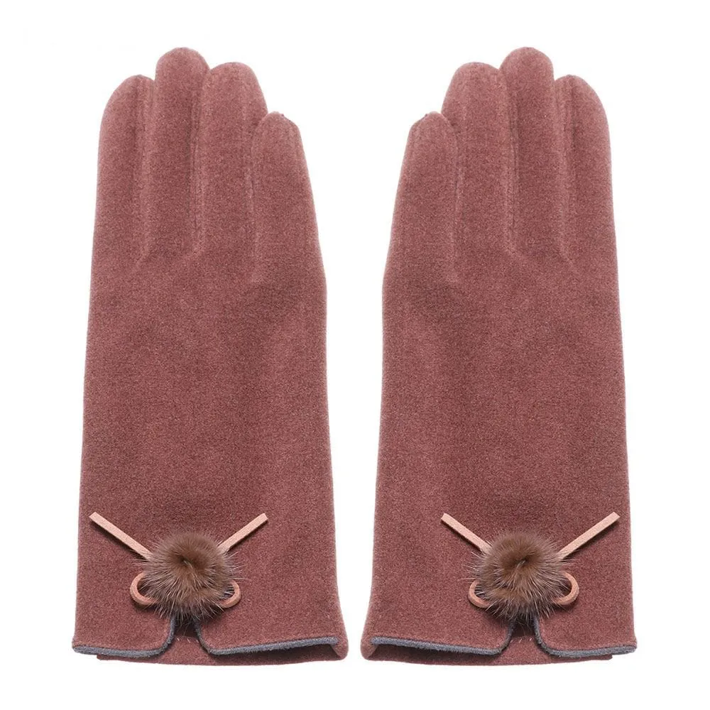 Touchscreen Gloves for Women - Thin Cotton Gloves for Smartphone Use