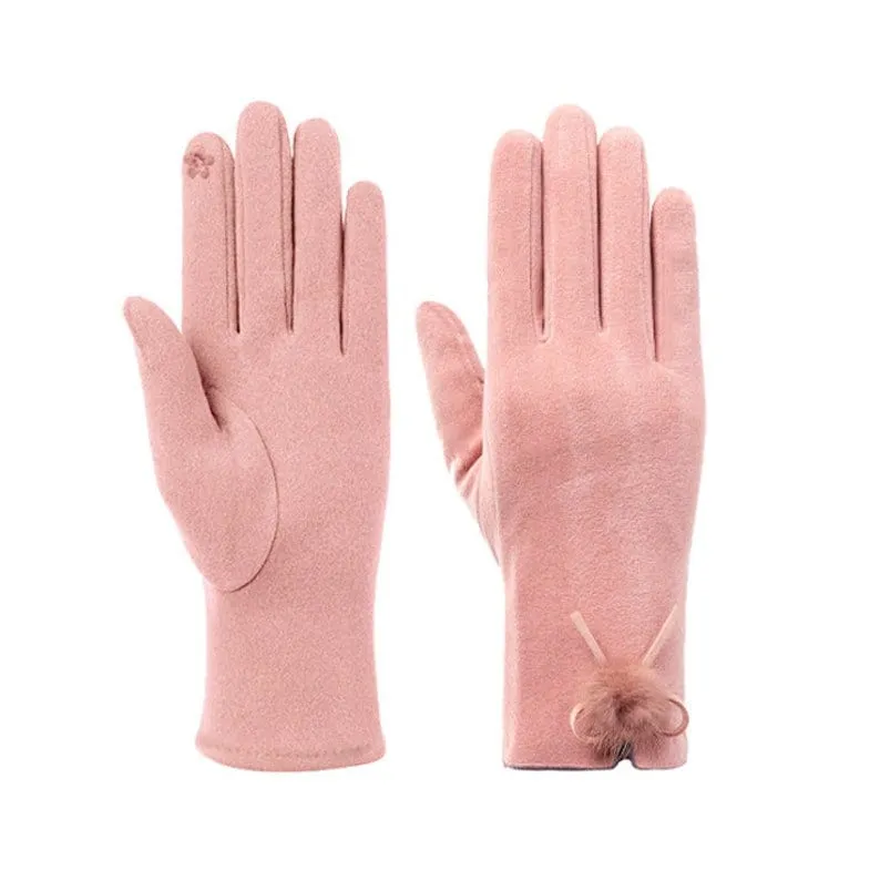 Touchscreen Gloves for Women - Thin Cotton Gloves for Smartphone Use