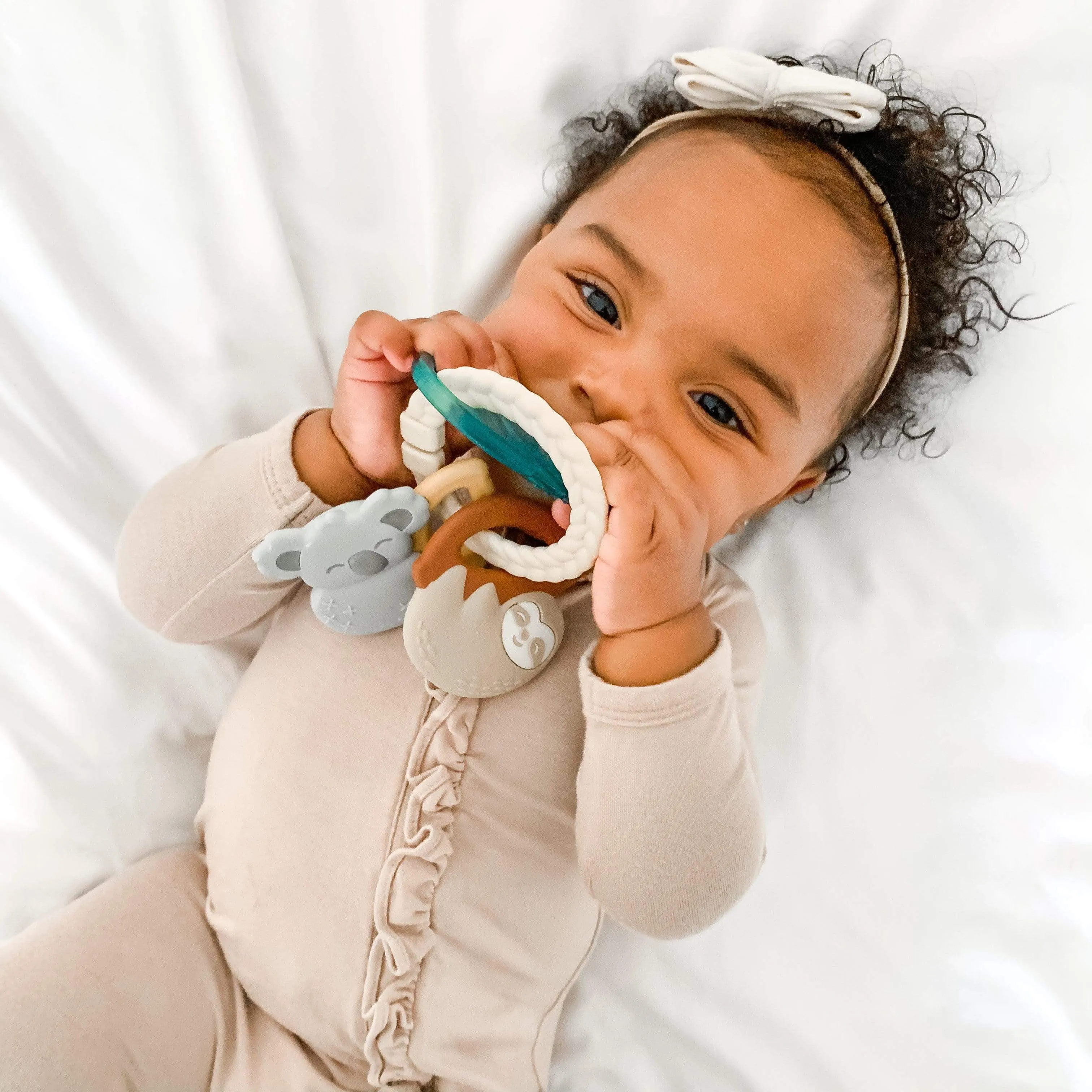 Tropical Itzy Keys™ Textured Ring with Teether   Rattle