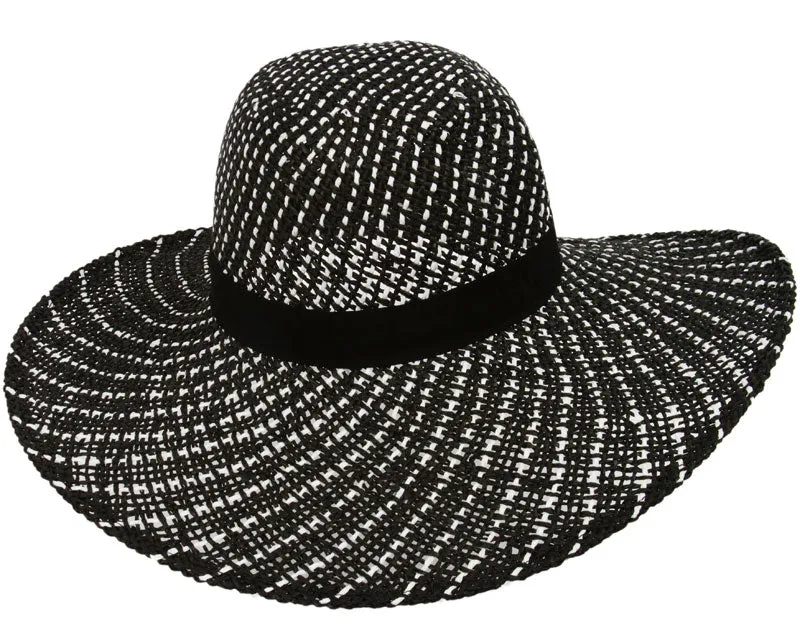 Two Tone Toyo Wide Brim Hat