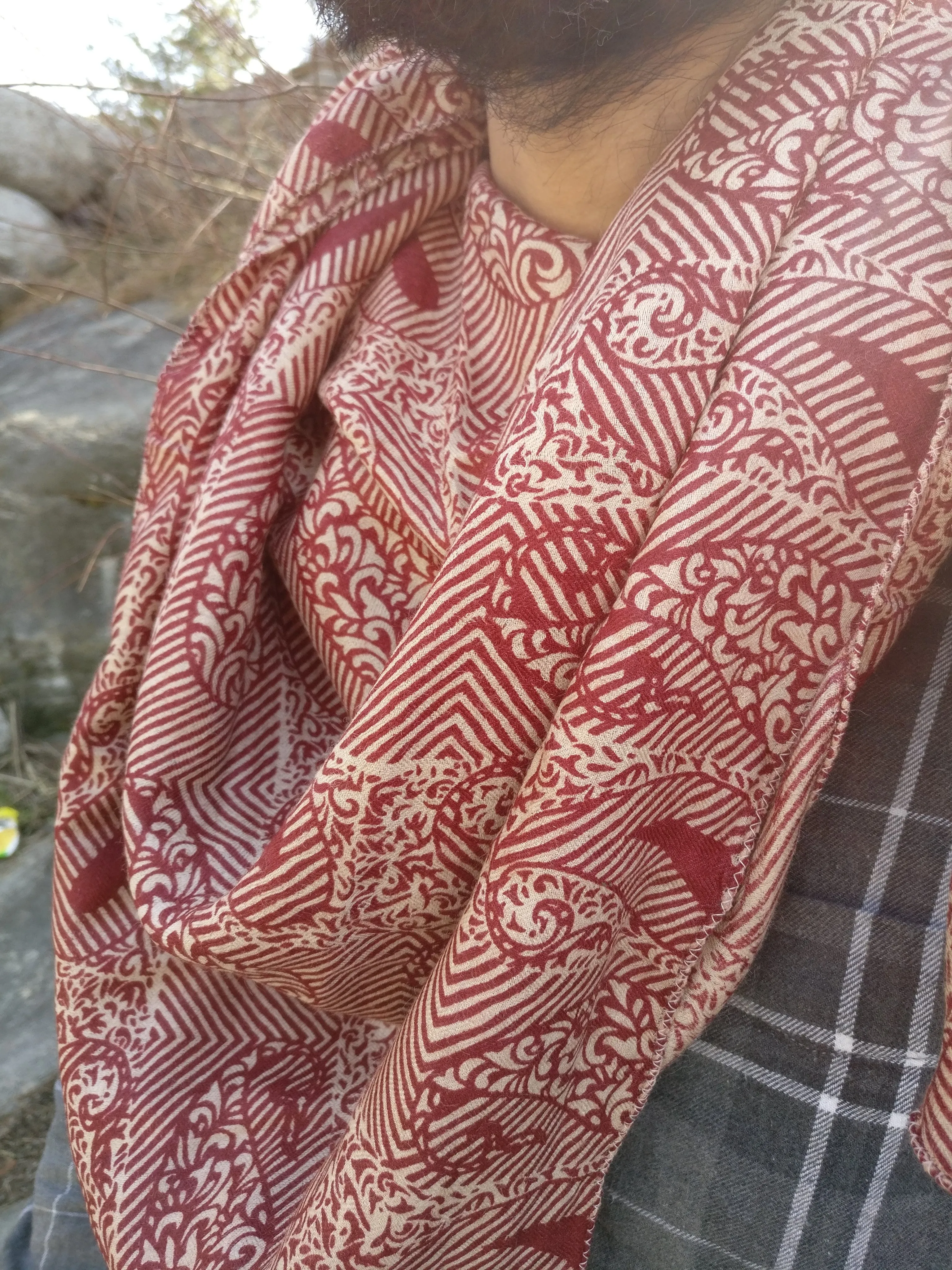 Unisex Pure Silk Pashmina Wrap