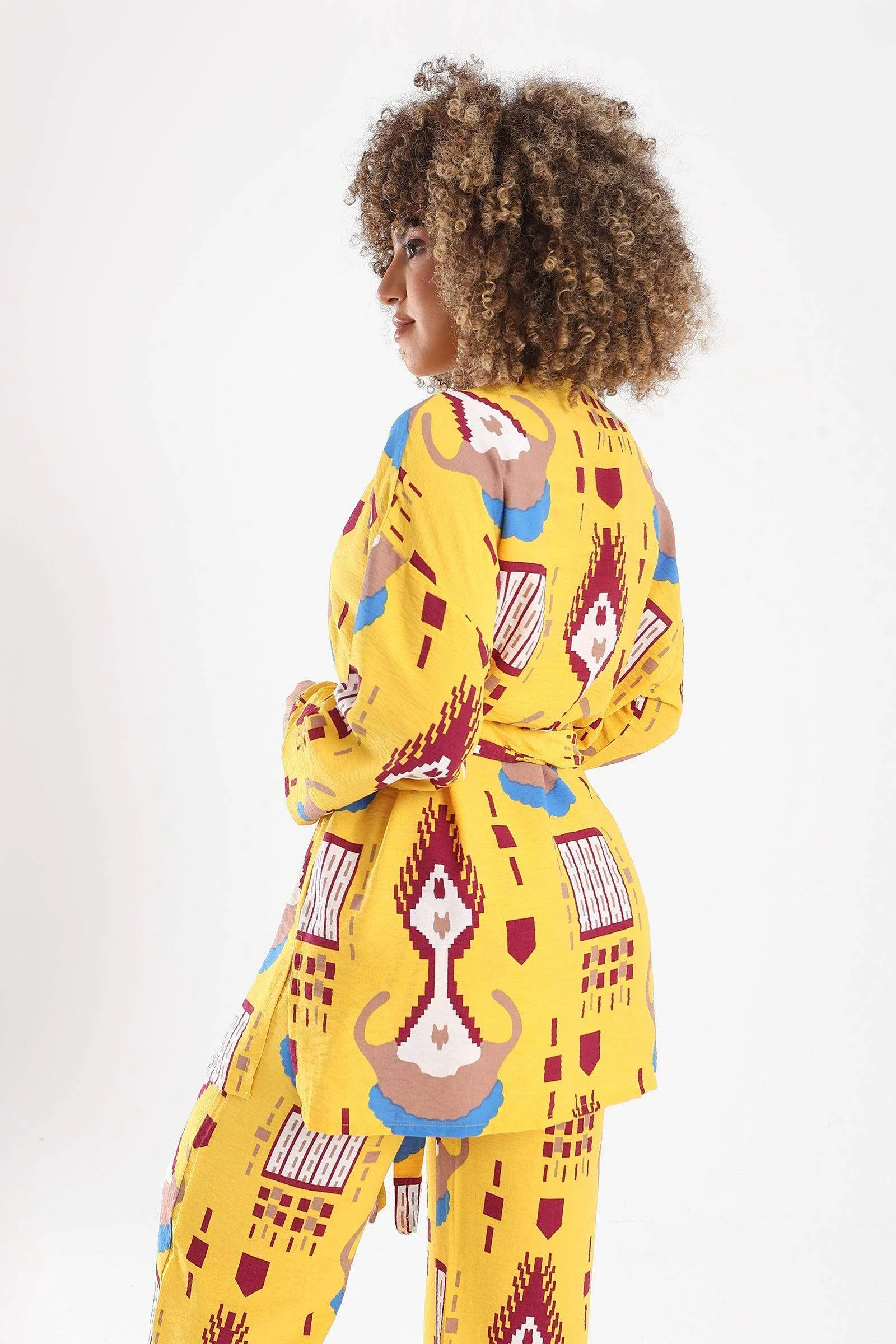 Viscose All Over Print Kimono