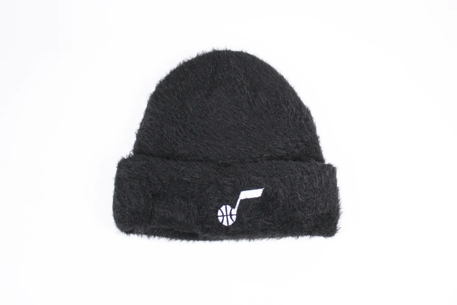 W Knit Fuzzy Beanie - Black - New Era