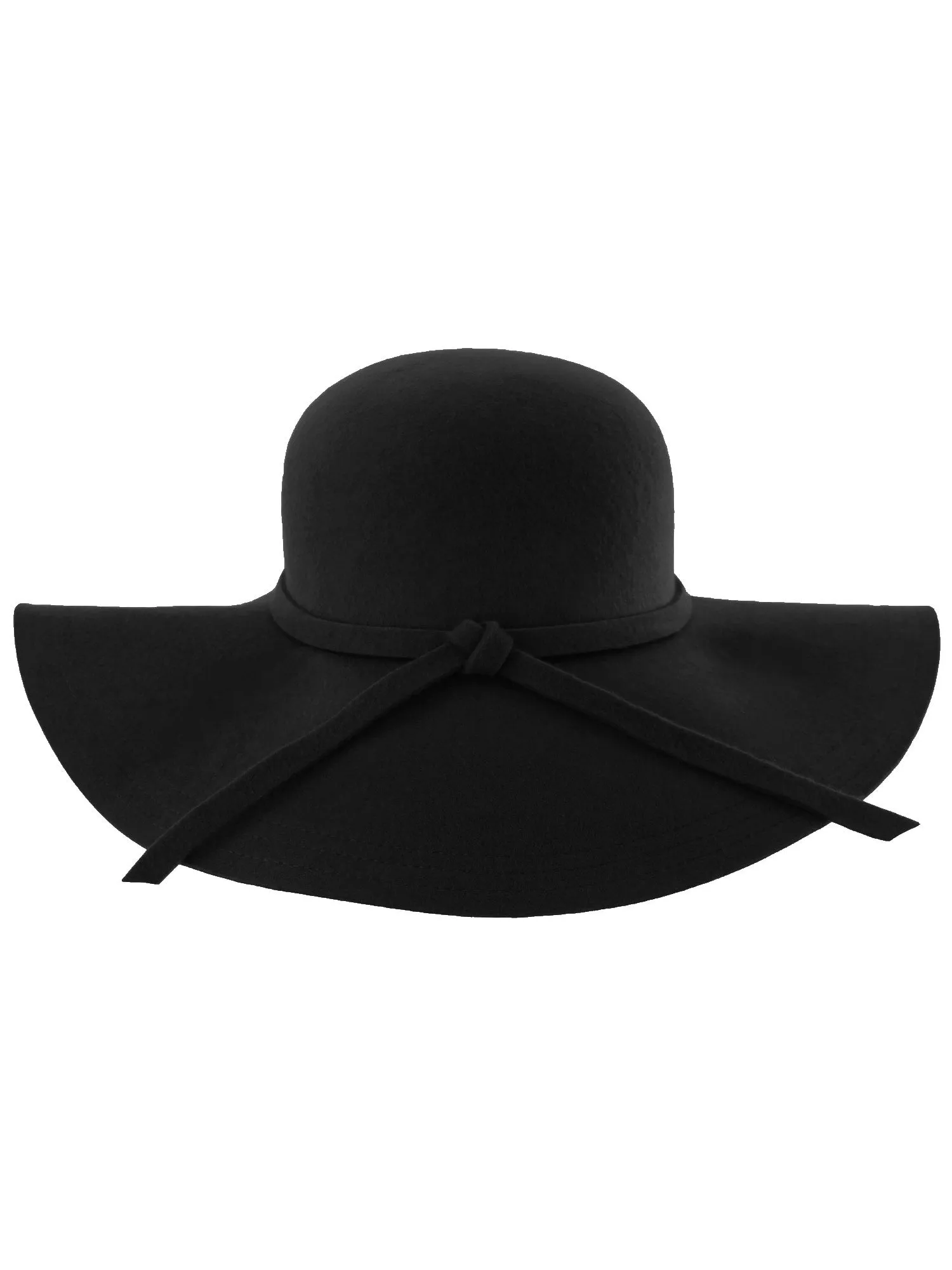 Wide Brimmed Wool Floppy Hat