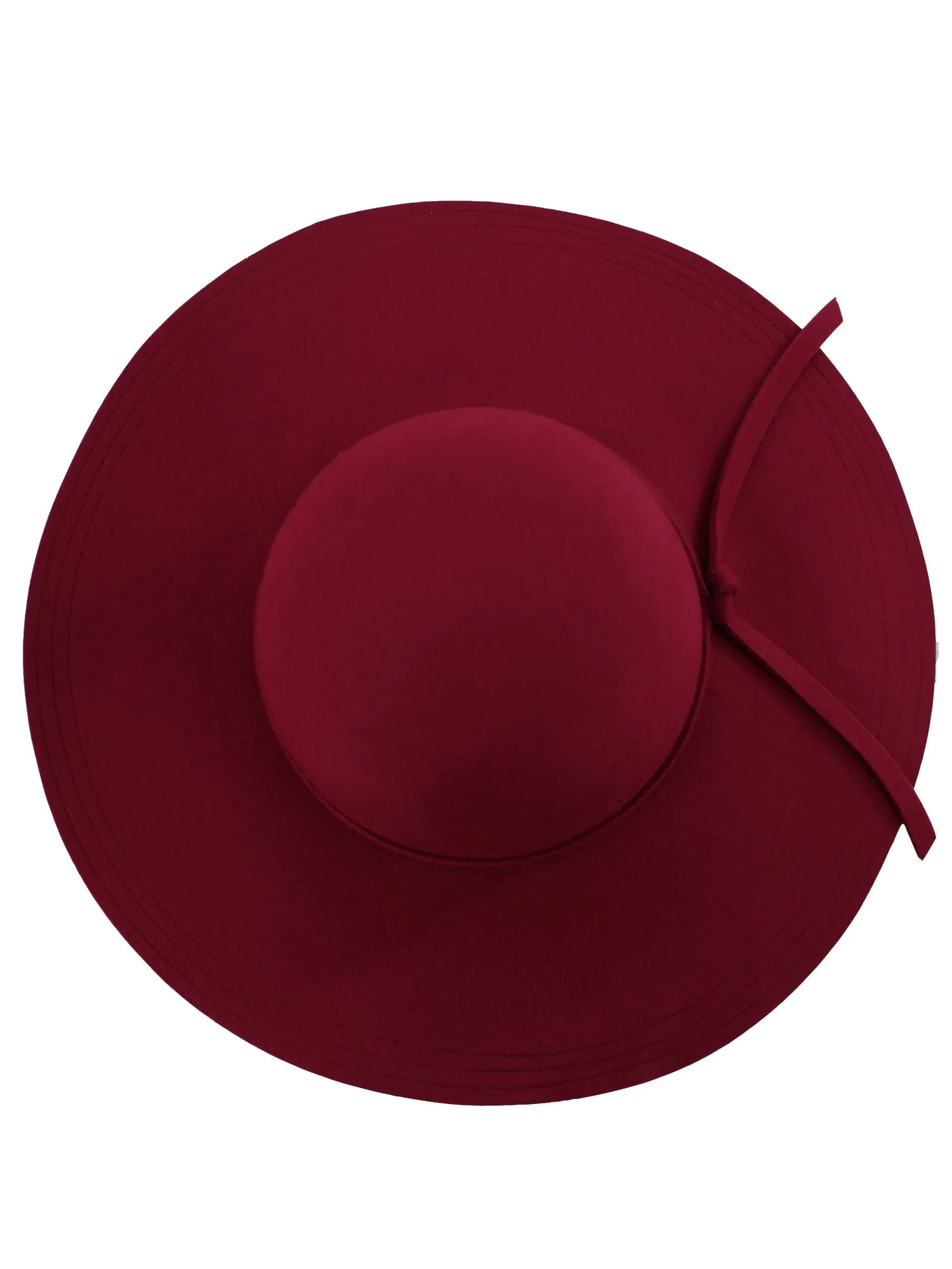 Wide Brimmed Wool Floppy Hat