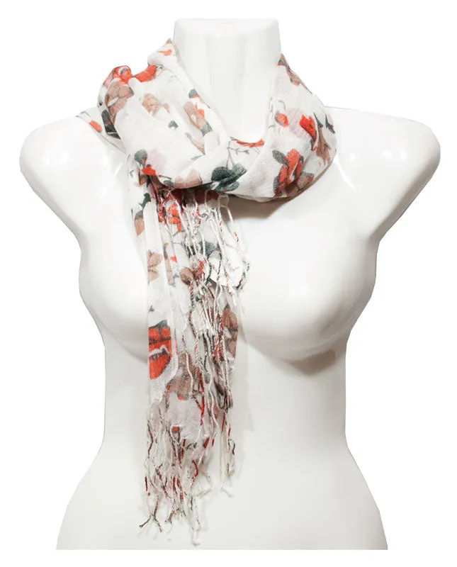 Women Printed Fashion Casual Fall / Spring Scarves Wholesale