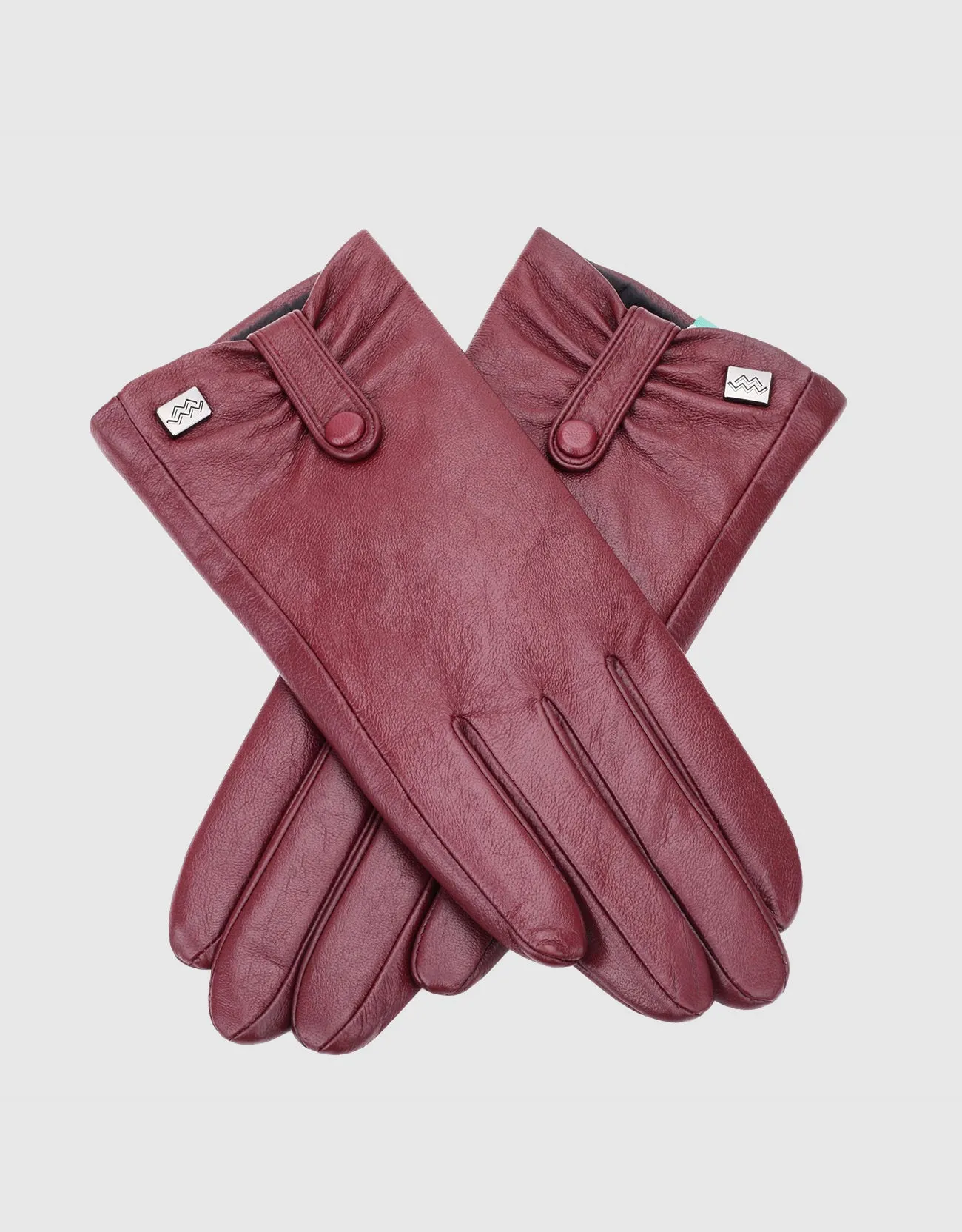 Women's  Compress Snap Touchscreen Sheepskin Glove