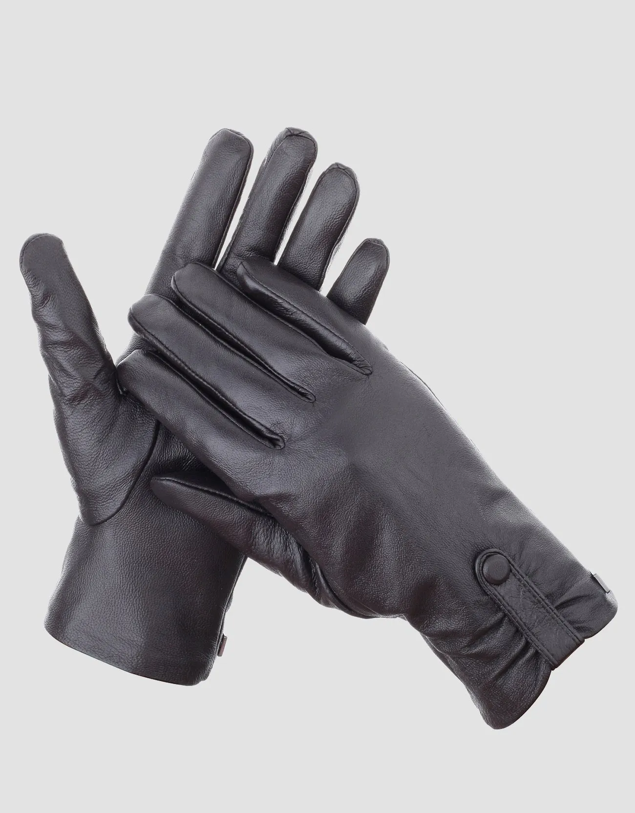 Women's  Compress Snap Touchscreen Sheepskin Glove