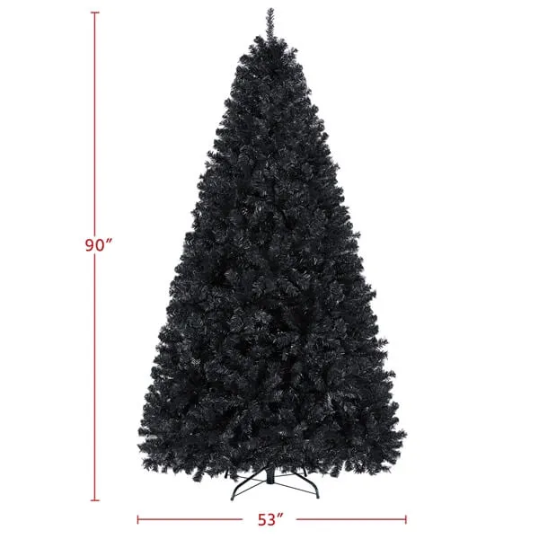 Yaheetech 7.5’ Hinged Spruce Artificial Christmas Tree