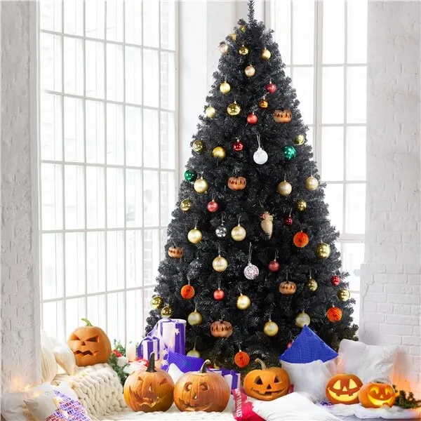 Yaheetech 7.5’ Hinged Spruce Artificial Christmas Tree